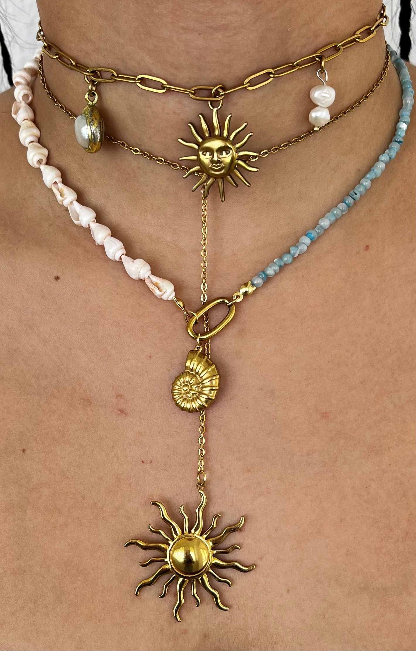 aqua necklace✨