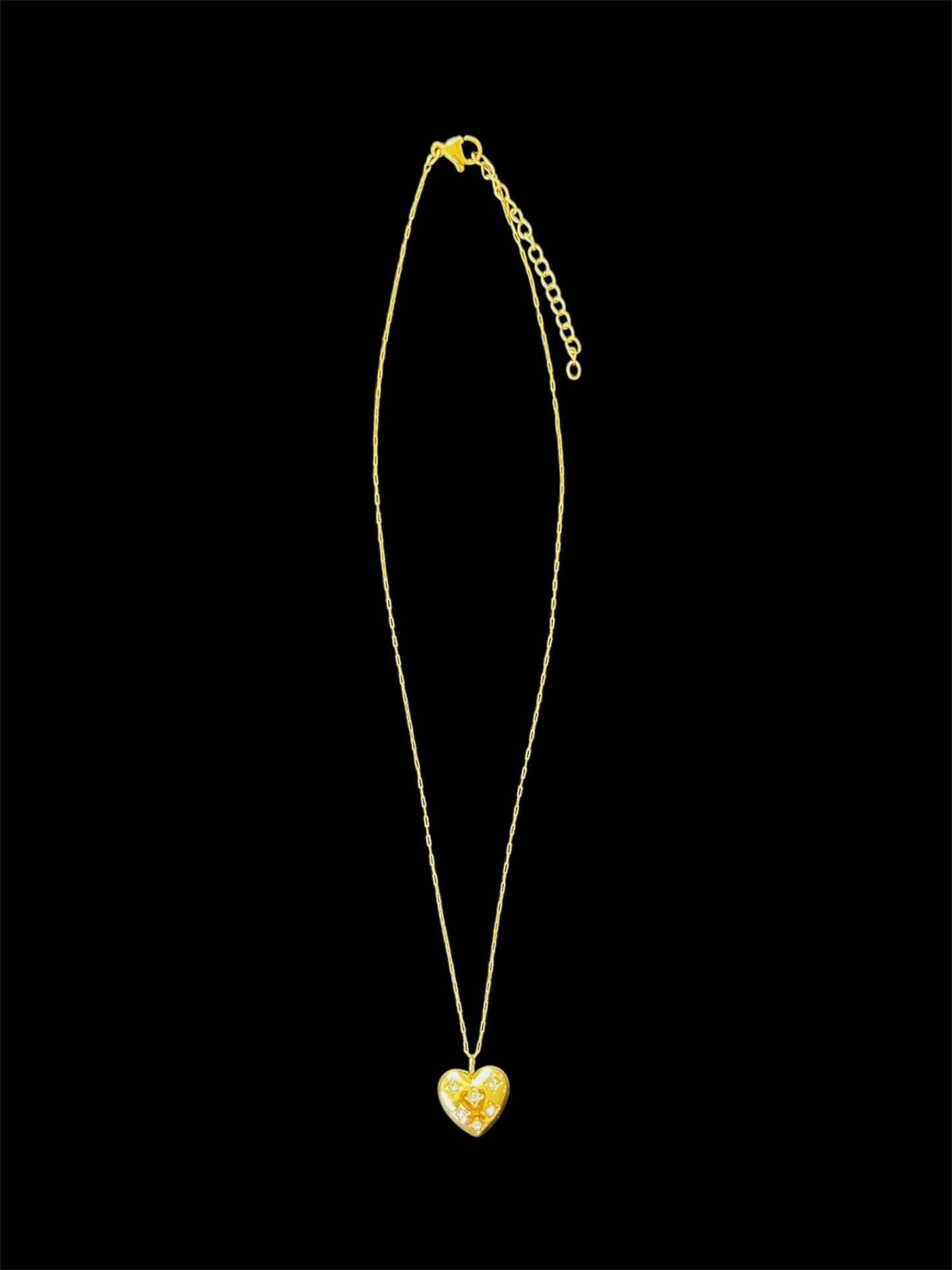 sparkle heart necklace✨