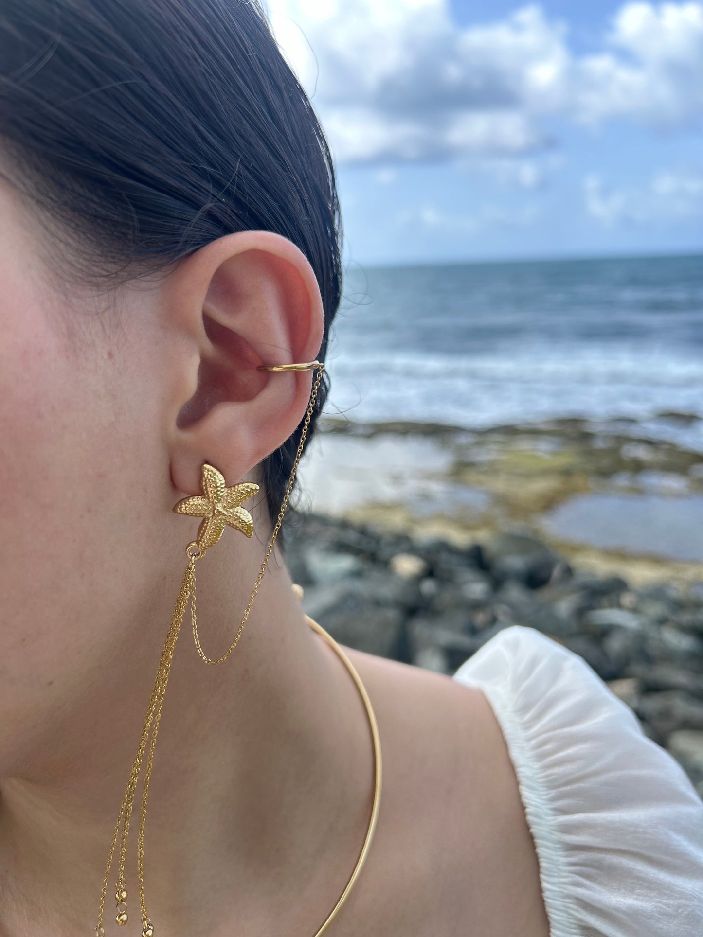 sea star earring✨