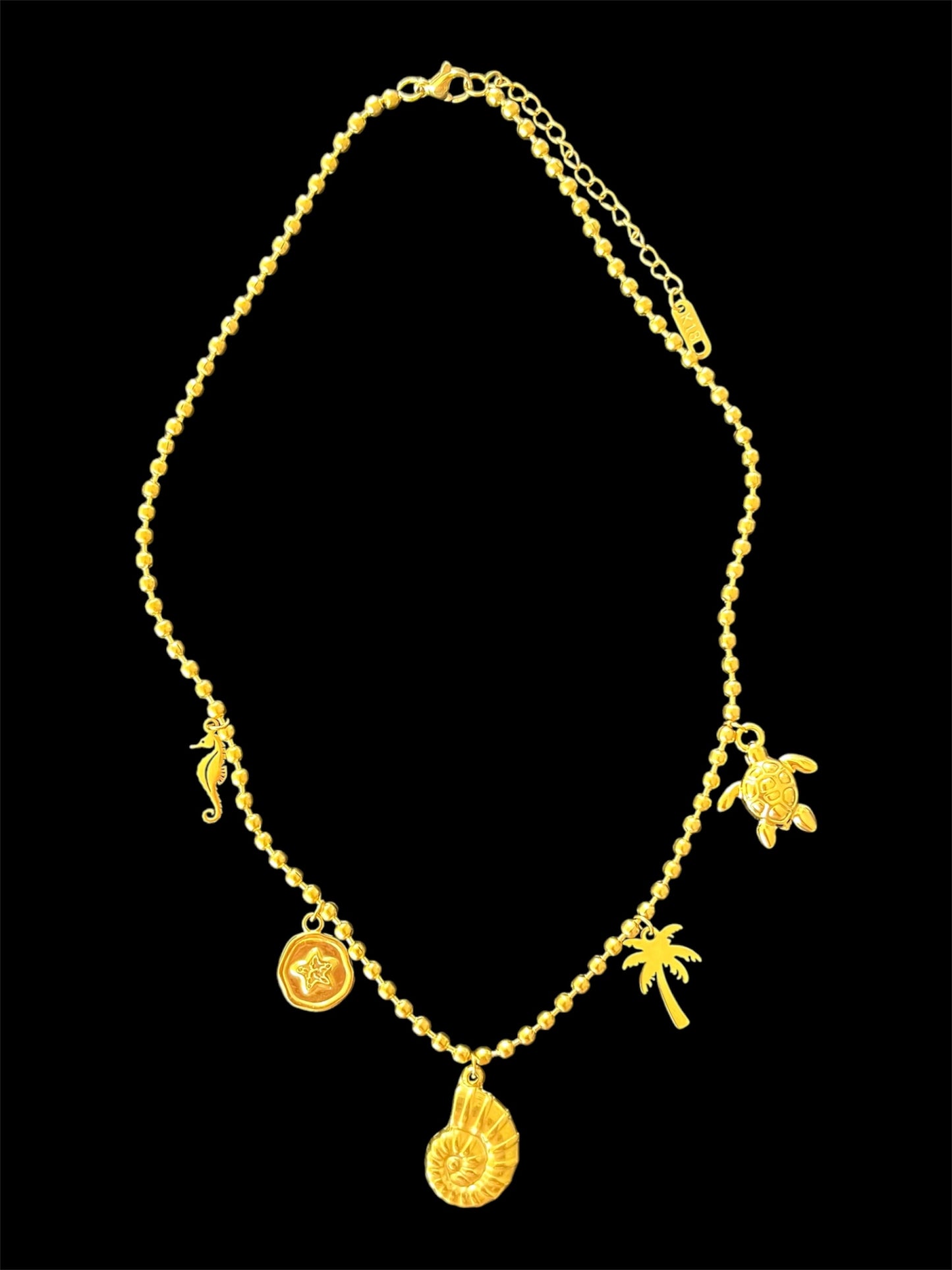 beachy charm necklace✨
