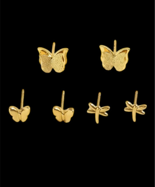butterfly studs set✨